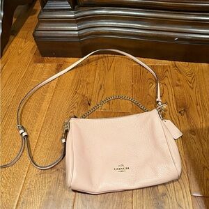 Coach F36666 Carrie Crossbody in Beechwood Pebble Leather